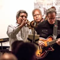 <p>Trumpeter Mark Morganelli, bassist Ray Drummond and guitarist Vic Juris laying down some smooth jazz grooves on New Year&#x27;s Eve.</p>