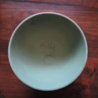 <p>Pictured is a bowl autographed by musician Billy Joel, which is part of the promotion for Empty Bowls Westchester.</p>