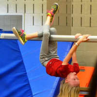 <p>A Kenisco School student gets active during the school&#x27;s annual Jump Rope for Heart event last month.</p>