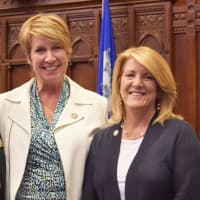 <p>State Reps. Laura Devlin, left, and Brenda Kupchick will speak at a Nov. 28 panel discussion at Sacred Heart University.</p>