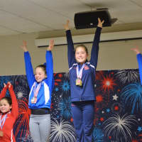 <p>Lana Schmidt finished at the top of level seven in the 11-13 age group, placing first on both beam and floor.</p>