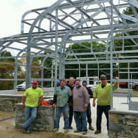 <p>Fenton Construction and Ironworkers from NY Local 40 completed the second leg of the conservatory at Lasdon Park last October.</p>