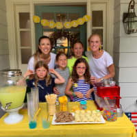 <p>The Geis and Flannery families in Darien run a fundraising lemonade stand on Labor Day, Monday, Sept. 2 for the Darien Nature Center.</p>