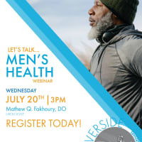 You're Invited: St. John's Riverside Hospital To Host A Men's Health Webinar