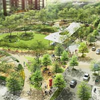 <p>A rendering of Levy Park in Houston.</p>