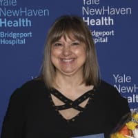 <p>Linda Podolak, DNP, Patient Care Operations, of Trumbull, recipient of Bridgeport Hospital&#x27;s award for 50 years of service</p>
