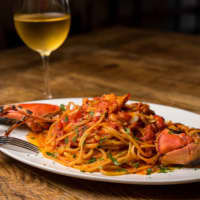 <p>Lobster pasta from Oniro Taverna</p>