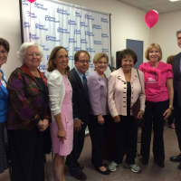 <p>Congresswoman NIta M. Lowey, third from right, with local elected officials at a White Plains Planned Parenthood rally.</p>