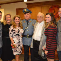 <p>Wanaque Lt. Angelo Calabro with his family.</p>