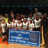 <p>Mount Vernon youth basketball players took to the court at Madison Square Garden.</p>