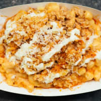 <p>Mac Truck, now with a stationary Wayne location, sells the ultimate comfort food -- mac and cheese. This incarnation is Buffalo chicken mac and cheese.</p>