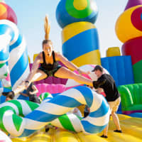 <p>Shoes off, party on. That&#x27;s the motto of the World&#x27;s Biggest Bounce House, landing in Boston next month.</p>