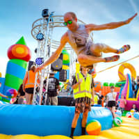 <p>Shoes off, party on. That&#x27;s the motto of the World&#x27;s Biggest Bounce House, landing in Maryland this month.</p>