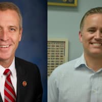 <p>Democratic incumbent Sean Patrick Maloney (left) faces off against Republican challenger Phil Oliva (right) for the 18th Congressional District.</p>