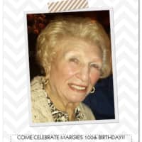 <p>The invitation to Marge LaBrusciano&#x27;s 100th birthday party celebration in Larchmont.</p>