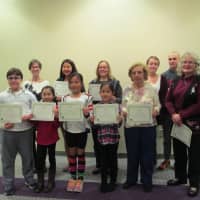 <p>The winners of Old Tappan Public Library&#x27;s 2015 Master of Book Appreciation Challenge</p>