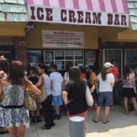<p>Customers line up for frozen treats on a hot summer day at McCobb&#x27;s Family Restaurant &amp; Ice Cream Bar in Wayne.</p>