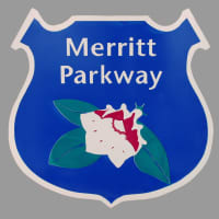 <p>Merritt Parkway sign</p>