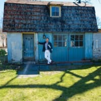 <p>Michael Bruno, of Tuxedo Hudson Co., stands at the future site of Blue Barn, a farmstand that opened in Sloatsburg last month.</p>