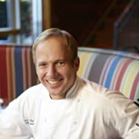 <p>Chef Ethan Kostbar of Moderne Barn in Armonk.</p>