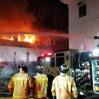 <p>Multiple fire companies responded to a quick-moving fire that destroyed one building of the Yeshiva of Nitra complex.</p>