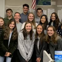 <p>These New Canaan High School seniors are some of the 162 graduates who earned the Seal of Biliteracy this year.</p>