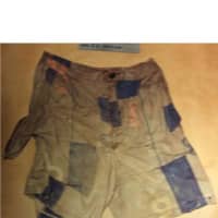 <p>A pair of shorts the victim was wearing when found.</p>