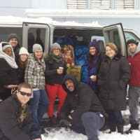 <p>Nikki Whitney and the team set out to reach the homeless with bags of personal products.</p>