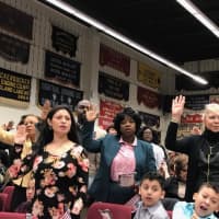 <p>Family and friends gathered for Friday&#x27;s Naturalization Ceremony at the Fire Training Center in Rockland County.</p>