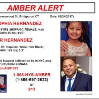 <p>Police are searching for 6-year-old Aylin Sophia Hernandez and believe she is with her father, Oscar Hernandez, who is suspected of stabbing the girl&#x27;s mother to death in their Bridgeport home.</p>