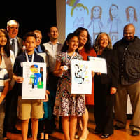 <p>Bergen County&#x27;s Nicolas Lewis and Essex County&#x27;s Liandra Taylor were the overall winners of the contest. Lewis’ creative message was &quot;Drugs are not a Part of Who I am&quot; and Taylor’s was &quot;I Strum Away From Drugs.&quot;</p>