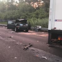 <p>One person was killed in a three-vehicle crash on I-684.</p>