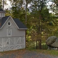<p>The &quot;Balanced Rock&quot; on Titicus Road is one of the sights to see in North Salem. The pink granite boulder, aka glacial erratic, perches on five rocks and weighs between 60 and 178 tons, depending on whether you&#x27;re asking a historian or a geologist.</p>