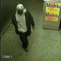 <p>The suspect seen outside the grocery store on South Main Street.</p>