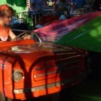 <p>Riding classic cars at the Waldwick Lion&#x27;s Carnival</p>