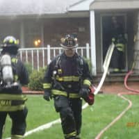 <p>Westport firefighters were able to keep the flames from extending into the residence.</p>