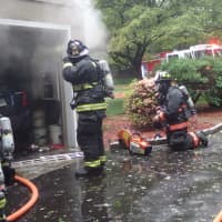 <p>Westport firefighters were able to quickly extinguish the flames.</p>