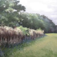 <p>&quot;Pathway&quot; by Sylvia Gesing of Rye is among the artwork on display at Larchmont Public Library in January.</p>