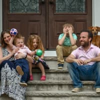 <p>O&#x27;Brien told the family to make funny faces, &quot; and this candid shot just encapsulates how I think we all feel with current situation and quarantine,&quot; he said.</p>