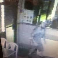 <p>This still from a security video shows another angle of the suspect in a June burglary at Panda Garden Kitchen.</p>