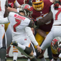 <p>Previously of the Tampa Bay Buccaneers, Patrick Murray now kicks for the Cleveland Browns.</p>