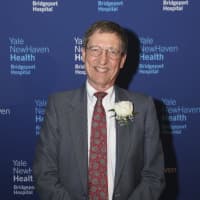 <p>Paul de Regt of Trumbull, physical therapist at Ahlbin Rehabilitation Centers, recipient of Bridgeport Hospital&#x27;s Employee of the Year award</p>