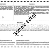 <p>A sample ballot similar to what Pelham residents will use during next Tuesday&#x27;s elections.</p>