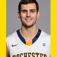 <p>Dylan Peretz of the University of Rochester Yellowjackets</p>