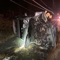 <p>A vehicle crashed into a utility pole in Hillcrest, police said.</p>