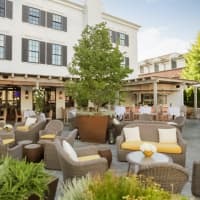 <p>There&#x27;s lots of room for outdoor dining at Artisan at Delamar Southport.</p>