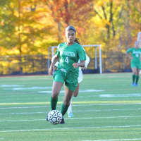 <p>Zoe Maxwell scored four goals in a quarterfinal tournament win against Ardsley.</p>