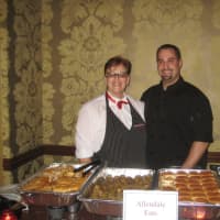 <p>Owners Denise Kimball and Kyle Cauwenberghs of Allendale Eats.</p>