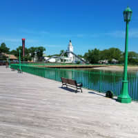 <p>The newly renovated North Boardwalk at Playland Amusement Park.</p>