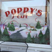 <p>The holiday storefront at Poppy&#x27;s Cafe, 27 Purchase St. in Rye.</p>